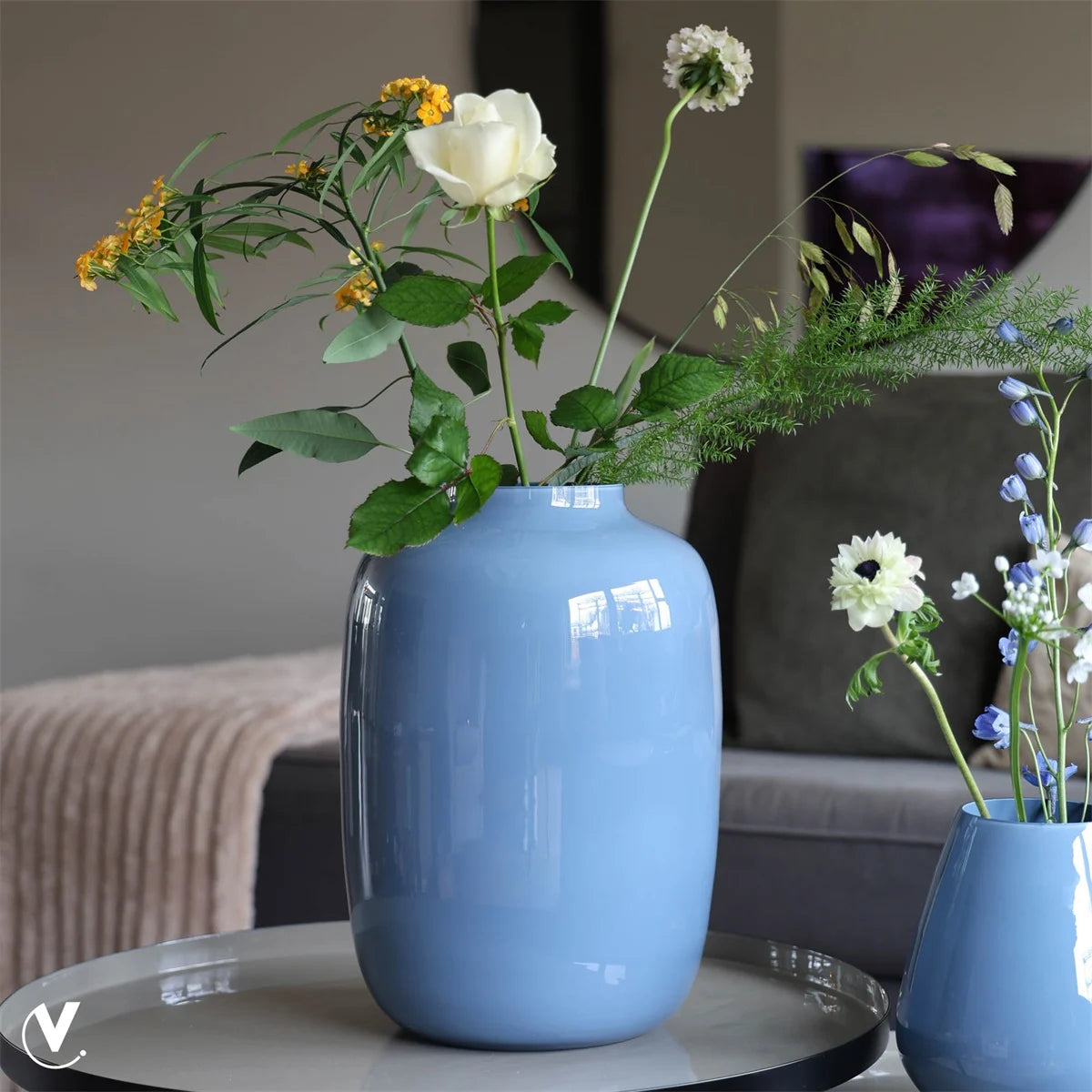 Artic Vaas Licht Blauw 25x35cm