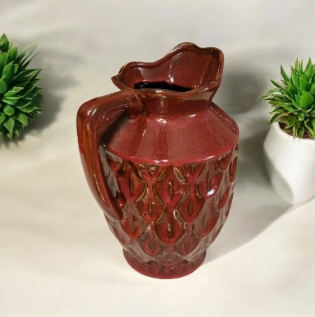Inga Boa Karaf Bordeauxrood 21x26cm
